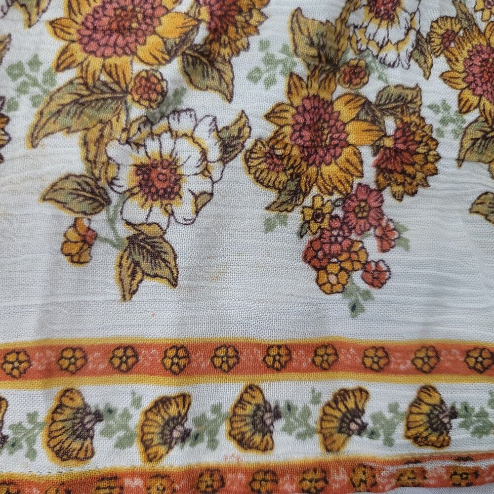 LOFT Floral Print Midi Dress - Cream and Brown - Picture 8 of 10